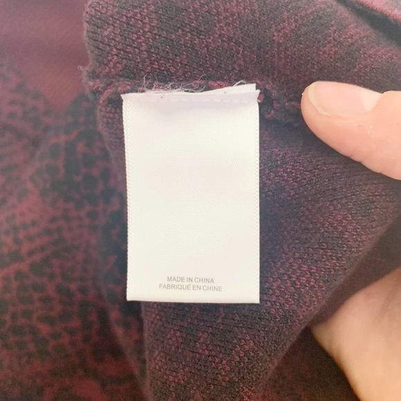 Express x Negin Mirsalehi Red Black Knit Pencil Skirt Women's Size Medium M - Picture 5 of 7